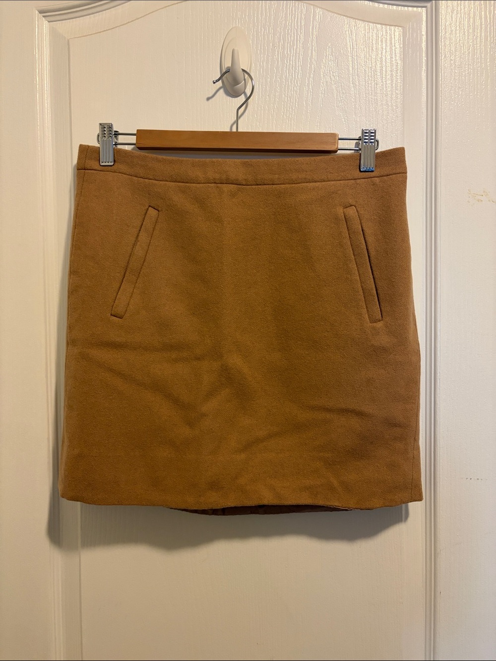 J. Crew Factory Camel Mini Skirt